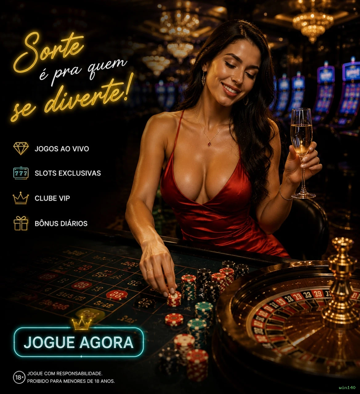 Bônus e prêmios win140